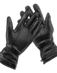 Heated Leather Gloves - Single Heating