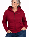 Heated Hoodie - Women | Dual Heating | Burgundy