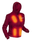 Heated Hoodie - Women | Dual Heating | Burgundy