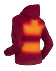 Heated Hoodie - Women | Dual Heating | Burgundy