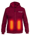 Heated Hoodie PRO | Men - Burgundy