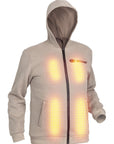 Heated Hoodie - Men | Dual Heating - Beige