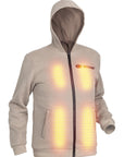 Heated Hoodie - Men | Dual Heating - Beige