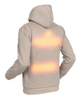 Heated Hoodie - Men | Dual Heating - Beige