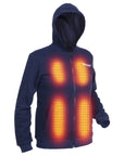 Heated Hoodie - Men | Dual Heating - Navy Blue