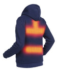 Heated Hoodie - Men | Dual Heating - Navy Blue