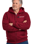 Heated Hoodie - Men | Dual Heating - Burgundy