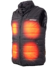Padded Heated Bodywarmer Men - Dual Heating | USB