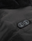Women's Heated Padded Body Warmer Black – Dual Heating