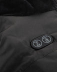 Men's Heated Padded Body Warmer Black – Dual Heating