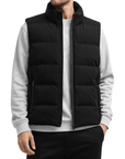 Men's Heated Padded Body Warmer Black – Dual Heating