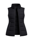 Women's Heated Padded Body Warmer Black – Dual Heating